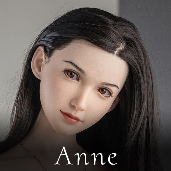 FANREAL Silicone Head Anne - realistic silicone doll head