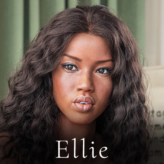 FANREAL Silicone Head Ellie - realistic silicone doll head