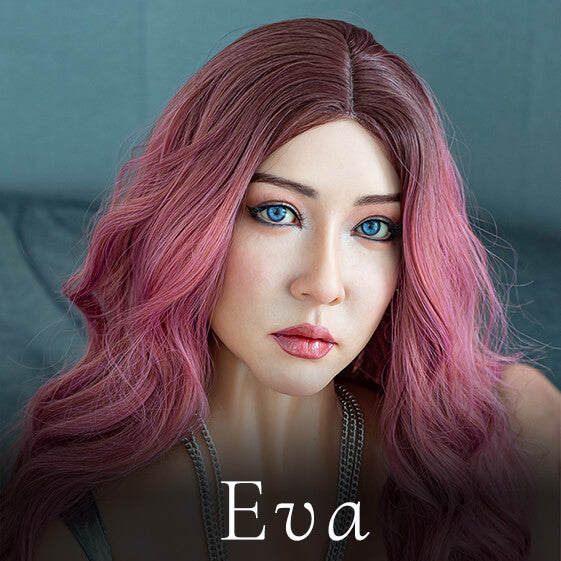 FANREAL Silicone Head Eva - realistic silicone doll head
