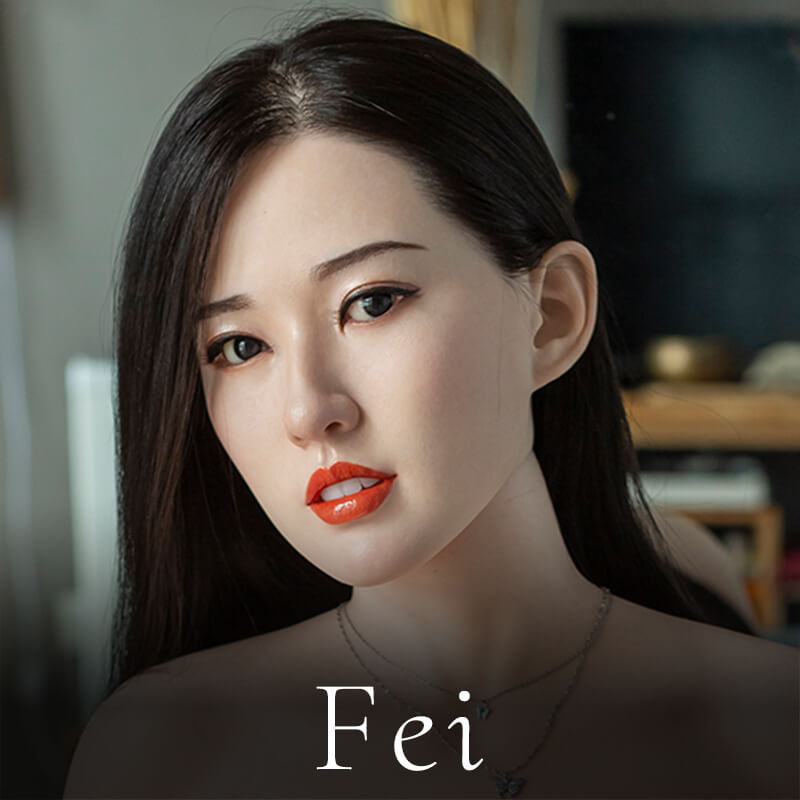 FANREAL Silicone Head Fei - realistic silicone doll head