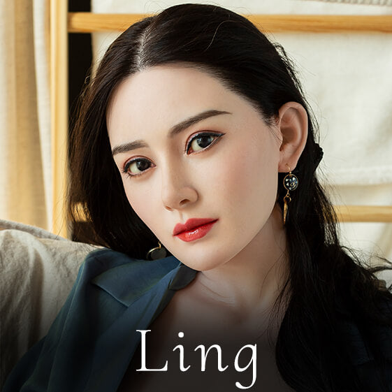 FANREAL Silicone Head Ling - realistic silicone doll head