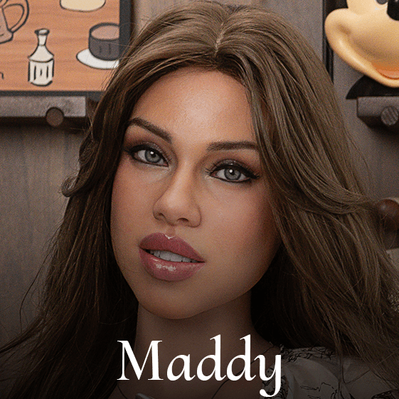 FANREAL Silicone Head Maddy - realistic silicone doll head