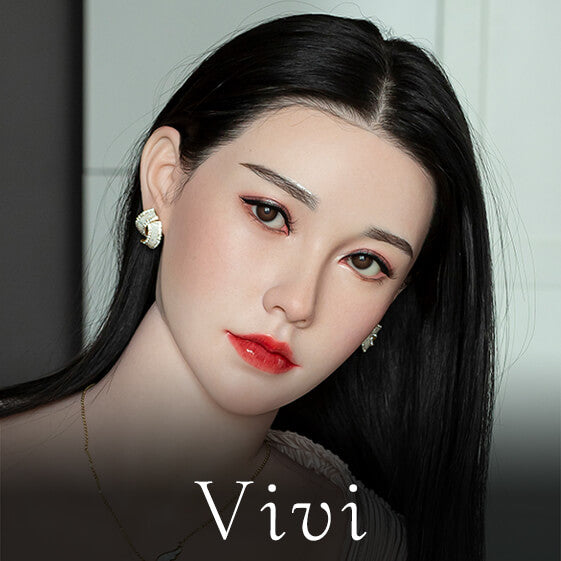 FANREAL Silicone Head Vivi - realistic silicone doll head